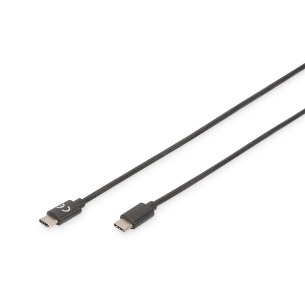 DIGITUS AK-300138-030-S - USB Type-C Anschlusskabel, Type-C - C M/M, 3.0m, 3A, 480MB, Version 2.0, bl