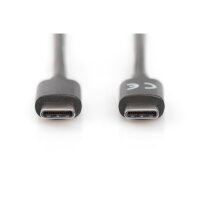 DIGITUS AK-300138-030-S - USB Type-C Anschlusskabel, Type-C - C M/M, 3.0m, 3A, 480MB, Version 2.0, bl