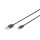 DIGITUS AK-300154-018-S - USB Type-C Anschlusskabel, Typ C auf A St/St, 1.8m, 3A, 480MB, 2.0 Version, sw