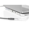DIGITUS AK-300210-007-S - USB Type-C Verlängerungskabel, Typ C St/Bu, 0.7m, Gen2, 5A,10GB, 3.1 Version, CE, sw