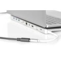 DIGITUS AK-300210-020-S - USB Type-C Verlängerungskabel, Typ C St/Bu, 2,0m, 3A, 480MB, Version 2.0, sw