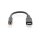 DIGITUS AK-300321-002-S - USB Type-C Audio Adapterkabel, Type-C - 3.5mm St/Bu, 0.2m, Audio in/out, Version 3.1, CE, sw