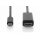 DIGITUS AK-300330-050-S - USB Type-C Adapterkabel, Typ-C auf HDMI A St/St, 5.0m, 4K/60Hz, 18GB, CE, sw, gold