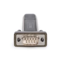 DIGITUS DA-70167 - USB 2.0 zu seriell Konverter, DSUB 9M inkl. USB A Kabel 80cm