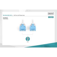 DIGITUS DK-1512-050/WH - CAT 5e U-UTP Patchkabel, PVC AWG 26/7, Länge 5 m, Farbe Weiß