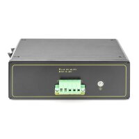 DIGITUS DN-651109 - Industrial Gigabit Ethernet PoE+ Switch 4-port PoE + 2-port SFP, 802.3at, DIN rail