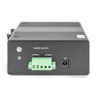 DIGITUS DN-651113 - Industrieller 7-port Gigabit PoE+Switch+1 PD-port IEEE802.3af/at, DIN rail, erweiterter Temp.Bereich