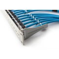 DIGITUS DN-91419 - Modular Patch Panel, geschirmt, 12-Port Blank,1HE,254mm (10") Rack Mount, grau RAL 7035