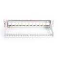 DIGITUS DN-91419 - Modular Patch Panel, geschirmt, 12-Port Blank,1HE,254mm (10") Rack Mount, grau RAL 7035