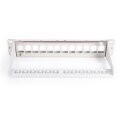 DIGITUS DN-91419 - Modular Patch Panel, geschirmt, 12-Port Blank,1HE,254mm (10") Rack Mount, grau RAL 7035