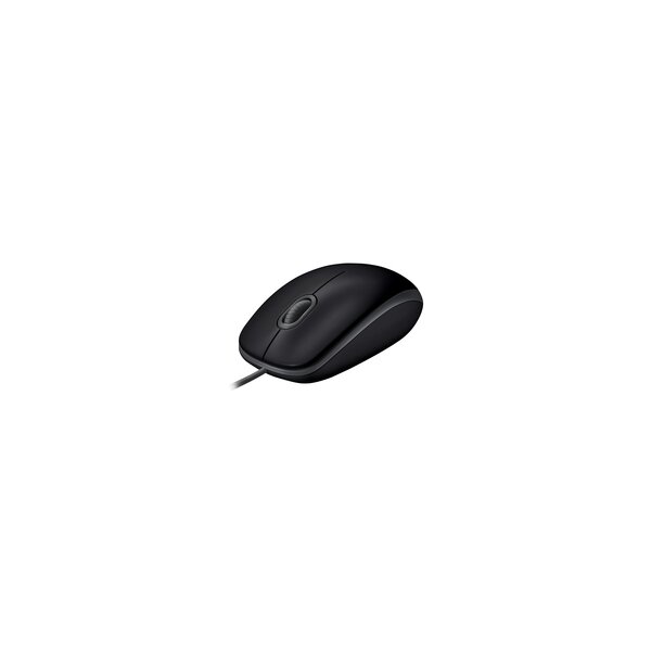 Logitech B110 Silent - Beidhändig - Optisch - USB Typ-A - 1000 DPI - Schwarz