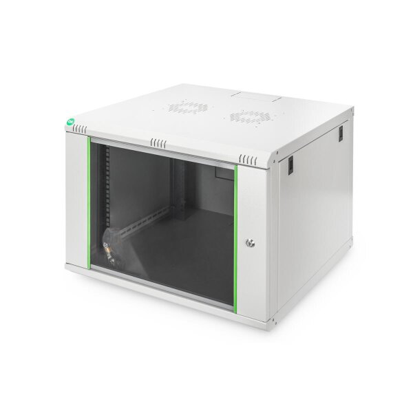 DIGITUS DN-19-07U-6/6-EC - 7HE Wandgehäuse, Dynamic Basic 385x600x600 mm, Farbe Grau (RAL 7035)