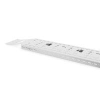 DIGITUS DN-19-ORG-42U-CT-N - 42HE vert. Kabeltrasse f. Netzwerk- u. Serverschr. 1650x130x25 mm, Farbe Grau (RAL 7035)