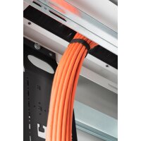 DIGITUS DN-19-ORG-42U-CT-N-B - 42HE vert. Kabeltrasse f. Netzwerk- u. Serverschr. 1650x130x25 mm, Farbe Schwarz (RAL 9005)