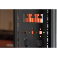 DIGITUS DN-19-ORG-42U-CT-N-B - 42HE vert. Kabeltrasse f. Netzwerk- u. Serverschr. 1650x130x25 mm, Farbe Schwarz (RAL 9005)