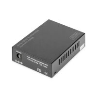DIGITUS DN-82133 - Gigabit Multimode zu Singlemode Medienkonverter SFP bis SFP, 155Mbps, 1.25Gbps, 850nm bis 1550nm