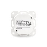 DIGITUS DN-9006/B5-N - CAT 6 Anschlussdose, geschirmt, 2x RJ45 8P8C, LSA, Reinweiß, Aufputz, Set= 5 Stk.