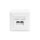 DIGITUS DN-9006/B5-N - CAT 6 Anschlussdose, geschirmt, 2x RJ45 8P8C, LSA, Reinweiß, Aufputz, Set= 5 Stk.