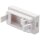 DIGITUS DN-93802-1-SH - 22.5x45mm 1-Port Blende mit transp. Schriftfeld für DN-93802-5, Inhalt: 1x Blende, RAL9003