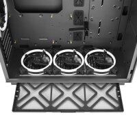 Sharkoon Pure Steel RGB - Midi Tower - PC - Schwarz - ATX - EATX - micro ATX - Mini-ITX - SSI CEB - SSI EEB - Stahl - Gehärtetes Glas - Multi