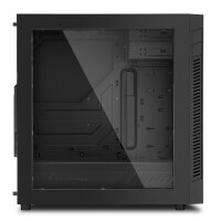 Sharkoon S25-W - Midi Tower - PC - Schwarz - ATX - micro...
