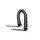 DIGITUS AK-460101-020-S - UAE Anschlusskabel, RJ10 St/St, 2.0m, CU, 4x7x0,12mm, flach, helic, sw