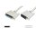 DIGITUS AK-610201-050-E - Datatransfer Verlängerungskabel, D-Sub25 St/Bu, 5.0m, Seriell/Parallel, vergossen, be