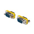 DIGITUS AK-610505-000-I - Gender Changer, D-Sub9 Metallgehäuse, M/M, mit Sechskantschraube