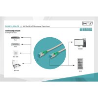 DIGITUS DK-1531-020-CO - CAT 5e SF-UTP Crossover-Patchkabel, Cu, PVC AWG 26/7, Länge 2 m, Farbe Grau