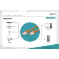 DK-1644-005/OR - CAT 6 S-FTP Patchkabel, Cu, LSZH AWG 27/7,  0,5 m,  Orange
