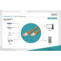 DK-1644-010/OR - CAT 6 S-FTP Patchkabel, Cu, LSZH AWG 27/7,  1 m,  Orange