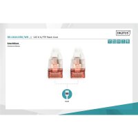 DK-1644-050/WH - CAT 6 S-FTP Patchkabel, Cu, LSZH AWG 27/7,  5 m,  Weiß
