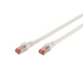 DK-1644-100/WH - CAT 6 S-FTP Patchkabel, Cu, LSZH AWG 27/7,  10 m,  Weiß