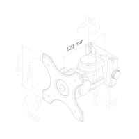 Neomounts by Newstar Flachbild Wandhalterung - 76,2 cm...