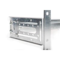 DIGITUS DN-19-DIN-4U - Hutschienenträger, 4HE, 178x483x223 mm, galvan. inkl. Hutschiene, variable Tiefe und Höhe