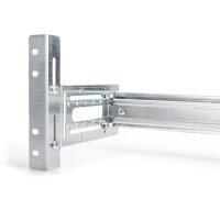 DIGITUS DN-19-DIN-4U - Hutschienenträger, 4HE, 178x483x223 mm, galvan. inkl. Hutschiene, variable Tiefe und Höhe