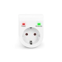DIGITUS DN-95400 - Überspannungsschutz mit Power- und Schutz-LED safety outlet,16 A, 3.500W, TÜV-GS, CE-LVD, white