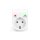 DIGITUS DN-95400 - Überspannungsschutz mit Power- und Schutz-LED safety outlet,16 A, 3.500W, TÜV-GS, CE-LVD, white