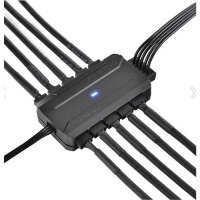 Thermaltake Commander FP - Systemlüfter-Hub - Schwarz