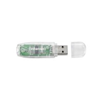Intenso Rainbow Line - 32 GB - USB Typ-A - 2.0 - 28 MB/s - Kappe - Transparent
