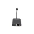 DIGITUS DN-3027 - USB-Type-C Gigabit Ethernet Adapter + PD mit Leistungsabgabefunktion