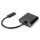 DIGITUS DN-3027 - USB-Type-C Gigabit Ethernet Adapter + PD mit Leistungsabgabefunktion
