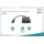 DIGITUS DN-3027 - USB-Type-C Gigabit Ethernet Adapter + PD mit Leistungsabgabefunktion