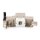 DIGITUS DN-93619-24 - CAT 6A Keystonebuchse, STP, werkzeugfrei, Staubsch int. Kabelmanager,Metall-Snap-In, Set: 24 Stk.