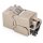 DIGITUS DN-93619-24 - CAT 6A Keystonebuchse, STP, werkzeugfrei, Staubsch int. Kabelmanager,Metall-Snap-In, Set: 24 Stk.