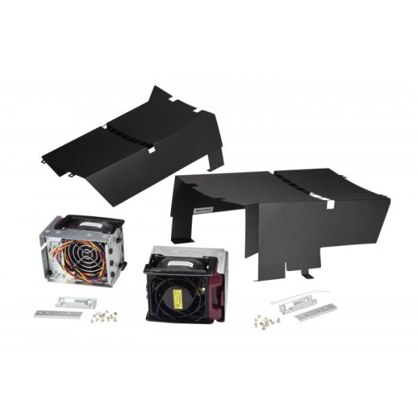 Supermicro MCP-320-74702-0N-Kit - 2 Lüfter - 116,5 cfm - REACH - Aluminium - Schwarz - Fan - Supermicro X11