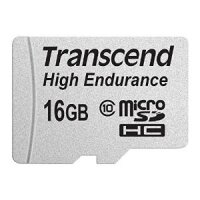 Transcend Hochbelastbare - Flash-Speicherkarte (microSDHC/SD-Adapter inbegriffen) - 16 GB