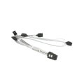 Supermicro CBL-0176L-02 - MiniSAS SFF-8087 - 4x SATA - Männlich/Männlich - Silber