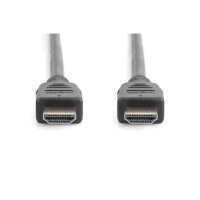 DIGITUS AK-330124-050-S - HDMI Ultra High Speed Anschlusskabel, Typ A St/St, 5.0m., mit Ethernet, UHD 8K 60Hz, gold, sw