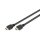 DIGITUS AK-330124-050-S - HDMI Ultra High Speed Anschlusskabel, Typ A St/St, 5.0m., mit Ethernet, UHD 8K 60Hz, gold, sw